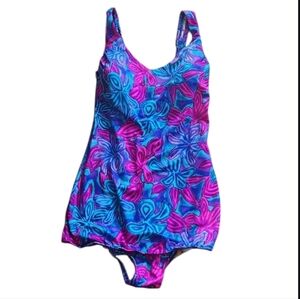 Maxine of Hollywood Floral swimsuit